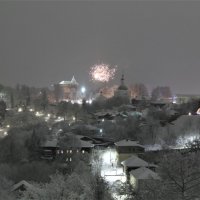 Старый город в Новогоднюю ночь :: Андрей Зайцев