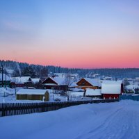 Морозный рассвет :: Александр Гладких