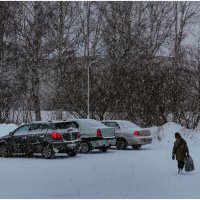 Снегопад. :: Валентин Кузьмин
