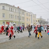 Забег Дедов Морозов 2022 ) :: Андрей Зайцев