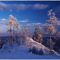 Зимний вечер в горах :: Dmitry Ozersky