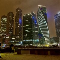 Москва-Сити ночная :: Alexandr Khlupin