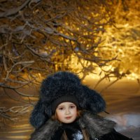 Девочка в зимнем лесу :: Юлия 