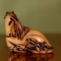 Нэцкэ — Лошадь. Японская миниатюрная скульптура (копия) :: Надежд@ Шавенкова