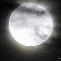 Луна и перевые облака. :: Валерьян Запорожченко