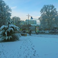 Зимнее утро,Симферополь :: Валентин Семчишин