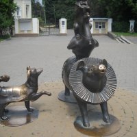 Скульптура по сюжету рассказа А.П. Чехова "Каштанка" :: Victoria 
