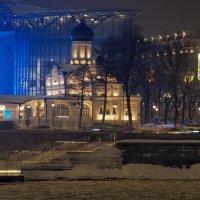 Церковь зачатия Анны что в углу, в парке Зарядье в Москве :: Евгений Седов