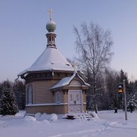 Асташово. Часовня Авраамия Галичского из деревни Головинское :: Лидия Бусурина