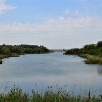 Ростов-на-Дону. Водохранилище "Ростовское море" (вид с плотины пруда). :: Пётр Чернега