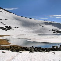 Озеро на перевале Зигзаг :: Галина Ильясова