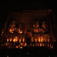Ночное шоу в Абу-Симбеле :: Анна Скляренко