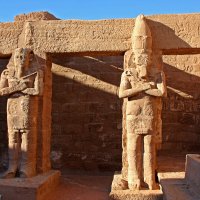 Рамзес II - Осирис в Вади-эс-Себуа :: Анна Скляренко