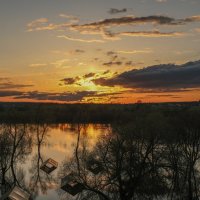Закат на реку Ока :: Георгий А