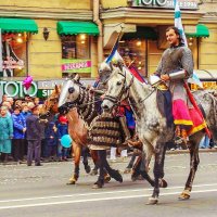 На Карнавале: Команда рыцарей следует на ристалище :-) :: Стальбаум Юрий 