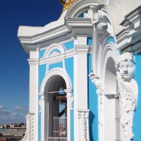 Фрагмент Смольного собора. :: Марина Харченкова