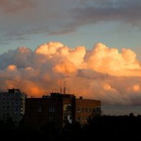 Вечернее облако :: Андрей Снегерёв