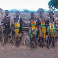 Девушки из племени Хамер в Эфиопии :: Евгений Печенин