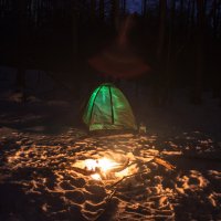 Холодная ночёвка в палатке. :: Максим Андрианов