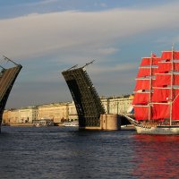 Алые паруса и Дворцовый мост. :: ast62 