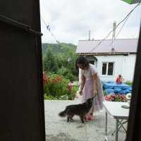 Девочка и собака :: Солтан Жексенбеков
