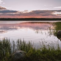 Рассвет на Круглом озере. :: Олег Бабурин