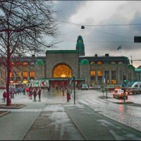 Вокзал в Хельсинки. :: Любовь Зинченко 