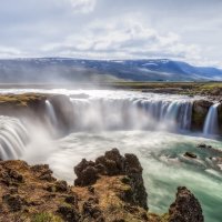 Водопад  Годафосс,  Исландия :: Юрий Лев