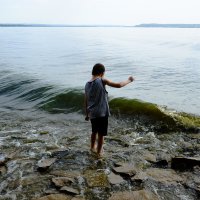 В синем море, в белой пене.... :: Екатерина Хозяшева