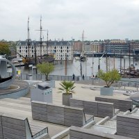 Амстердам вид на город с крыши Музея "NEMO" :: wea *