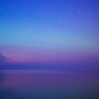 Северное сияние на берегу Ладожского озера :: Майя Жинкина