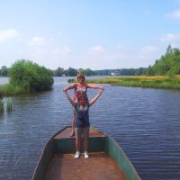 Фото на память.На озере в Литве! :: Светлана Хращевская