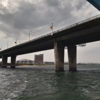 Мосты Новосибирска через реку Обь :: Галина Минчук