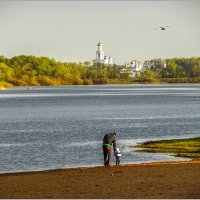 На берегу Волхова. :: Любовь Зинченко 