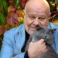 Я и кот Филя. :: Михаил Столяров