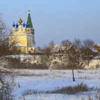 утро морозное , село просыпается ... :: Andrey Bragin 