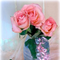 Розовые розы . :: nadyasilyuk Вознюк
