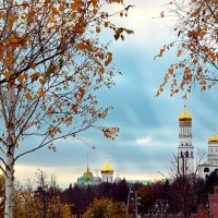 Золотые купола окружают парк. :: Татьяна Помогалова