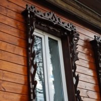 Деревянные наличники на окнах :: Ольга Довженко
