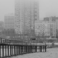 Город в тумане :: Владимир Лебедев