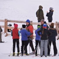 Занятия лыжной секции. :: Мария Васильева