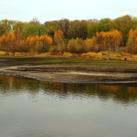 Берег осеннего озера :: Андрей Снегерёв