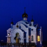 Церковь ночью :: Александр Ефименко