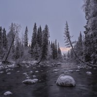 Реки Хибин- зимой они великолепны. :: Сергей Мартьяхин