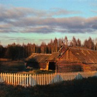 Хуторок на закате, Белорусская глубинка :: M Marikfoto