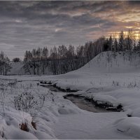 "Зимний вечер на речке"© :: Владимир Макаров