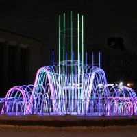 Зимний, цветной фонтан :: Vlad Сергиевич