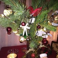 Фрагмент Новогоднего  украшения гостинной :: Нина Колгатина 