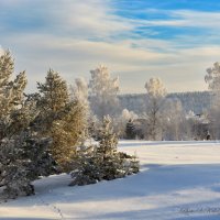 Зима в деревне :: Василий Колобзаров