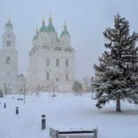 Когда в астраханском кремле снегопад :: Владимир Жуков
